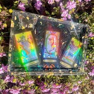 Tarot card rolling tray